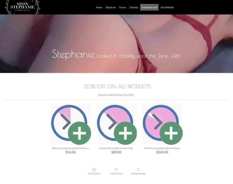 Hi guys,
⠀
It is now possible to extend my chastity lock thr..