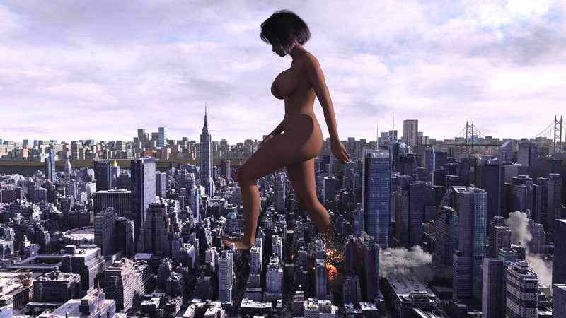 Stomping through the city