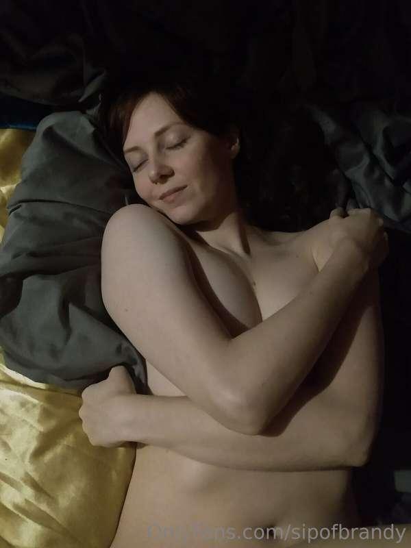 Satin sheets feel so good on naked skin...