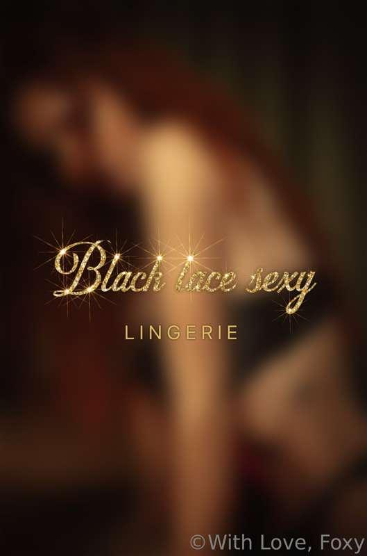 Got some sexy set in ***black lace lingerie*** 🔥🖤
***+body c..