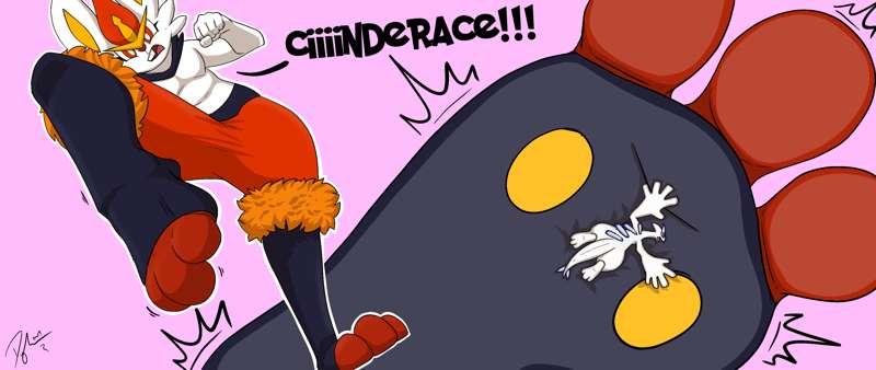 Cinderace - training