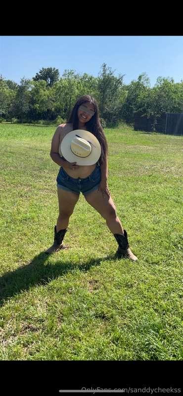 Just a cow girl needing a bull to ride 😉! 