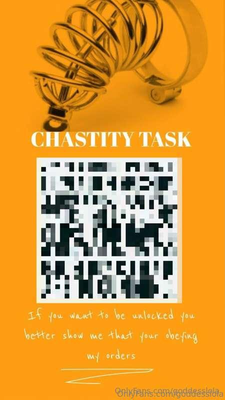 TASK TIME!! TASK TIME!! TASK TIME!! 😈😈Unlock this chastity t..