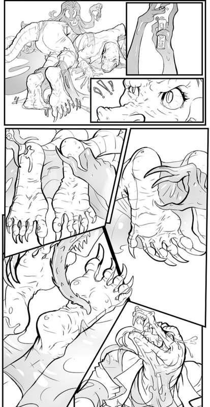 Liza Tickling Torture Lineart