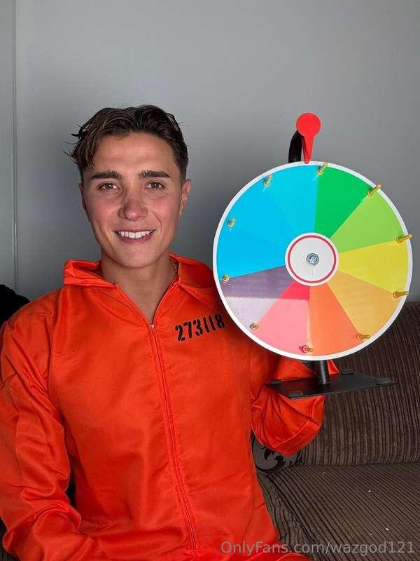 I have a wheel of fortune ready for you. Excited for my live..