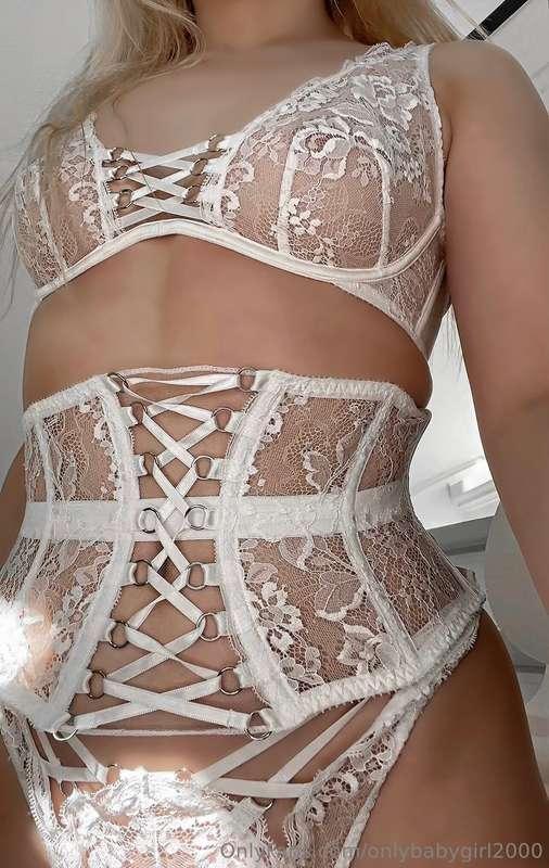 White agent provocateur lingerie 🤍