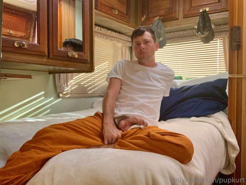 Step into my Rv and blow me at the truck stop.