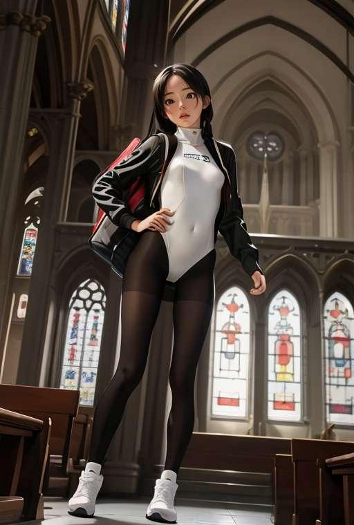 at church