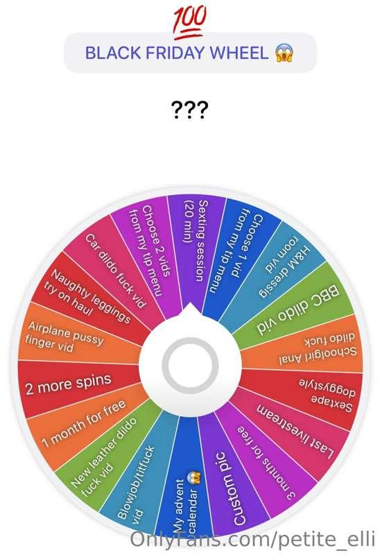 BLACK FRIDAY DEAL 😍💋
1 spins 10$ 😱

You can win amazing priz..