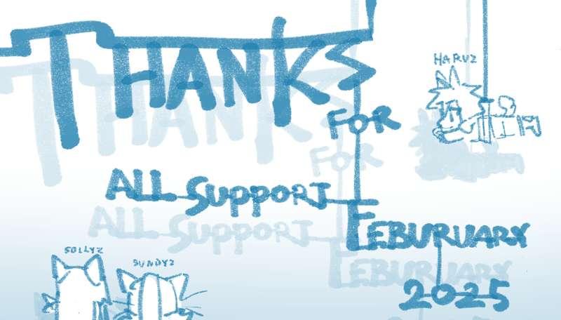 Thank you so much for support February 2025