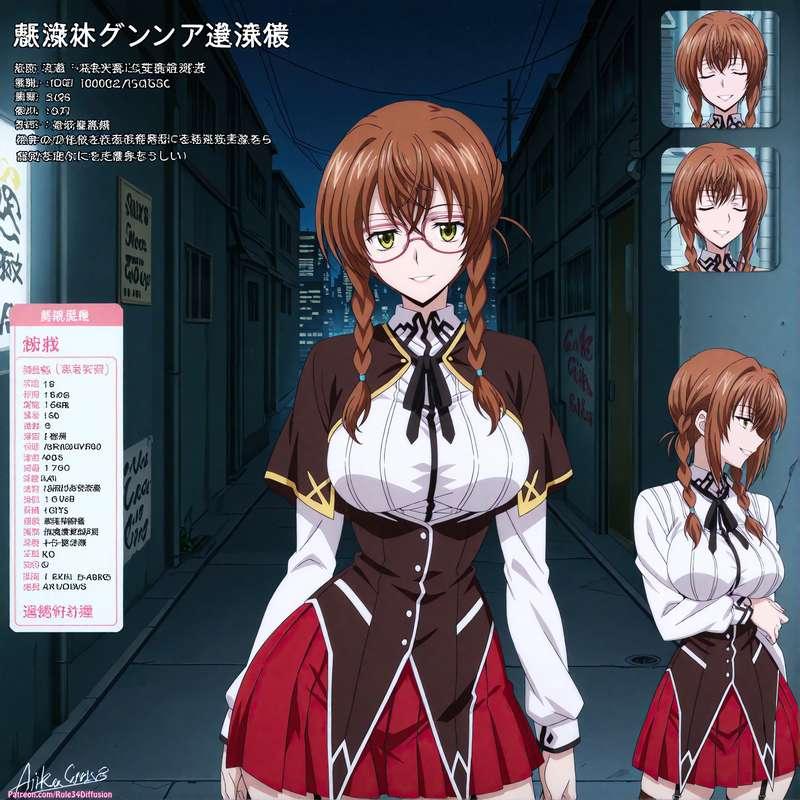 Aika Kiryuu of Highschool DxD Sexy Poses [Gen 2.5]
