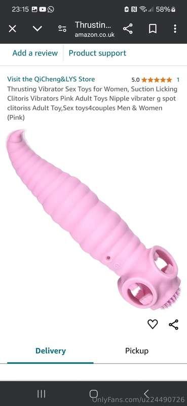 Oh baby canny wait for this to arrive. X
