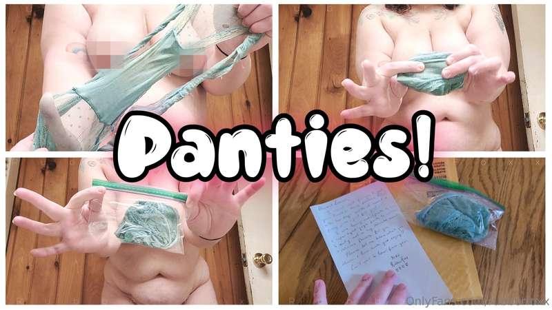 VIDEO Sending Panties to YouShowing off my curves in the pan..