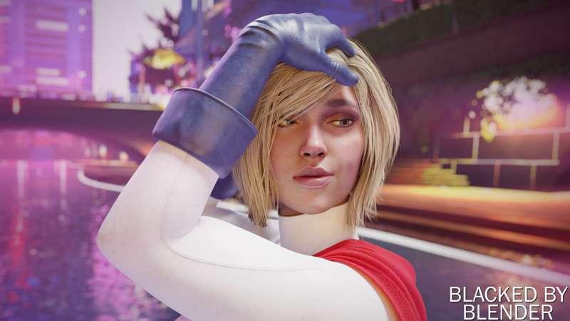 Power Girl Portrait