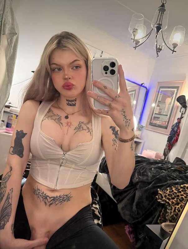 Room’s a mess, but I’m the only thing you should focus on 😈 ..