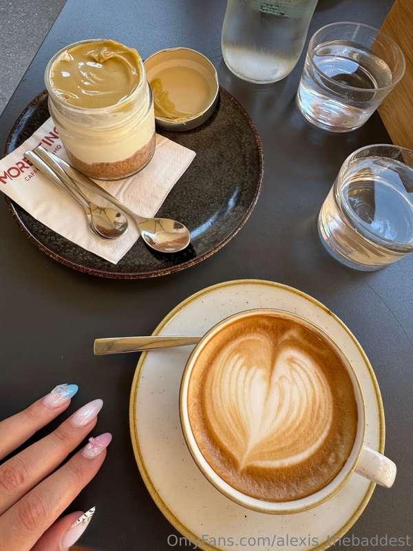 Pay for my delicious Italian coffee and cheesecake 💸 It’s on..