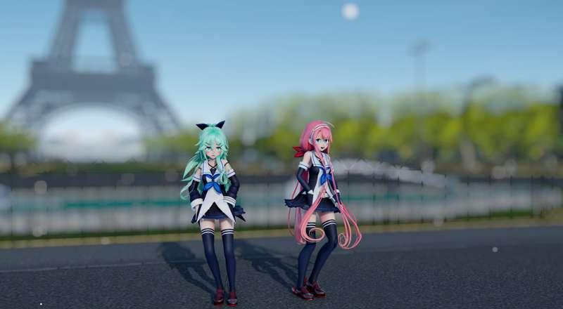 4K UHD 【MMD R-18】 NUMBER NINE - Yamakaze & Kawakaze