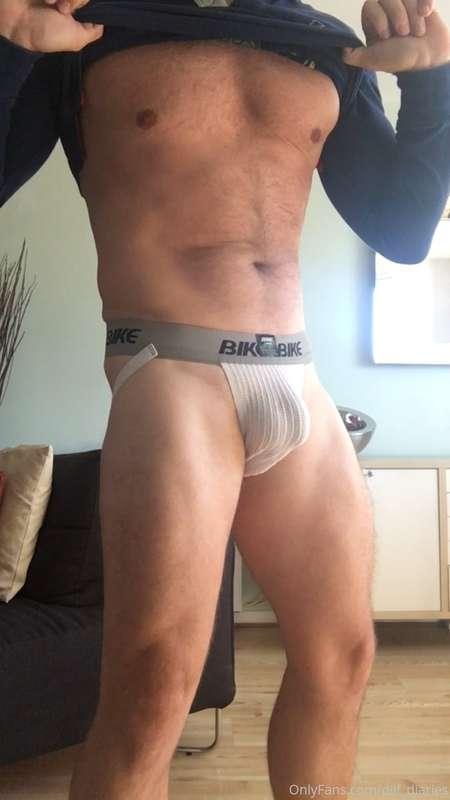 Now want you to imagine sniffing my jock bulge and eating my..