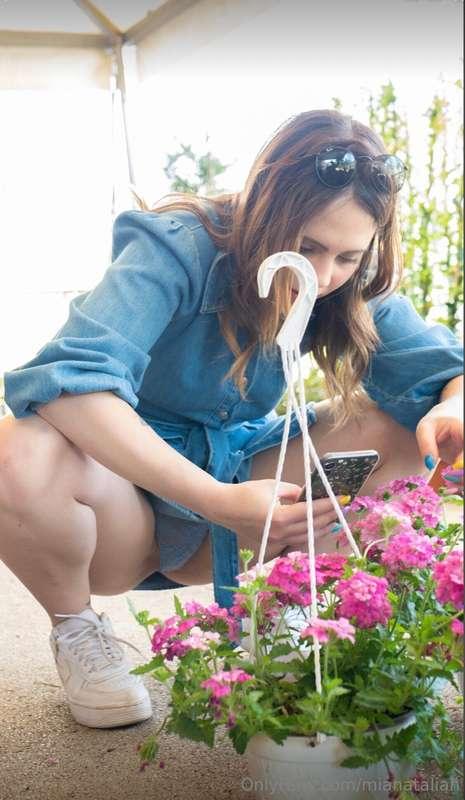 Spring is at the door, time to pick some flowers to take hom..