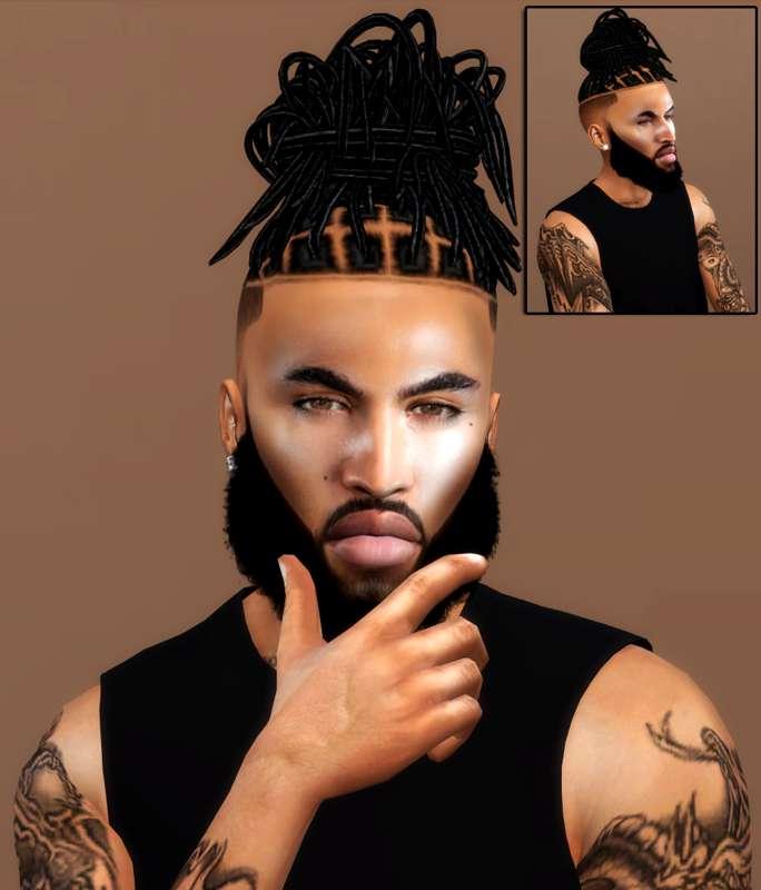 Dreaded Messy Man Bun -All  ages 