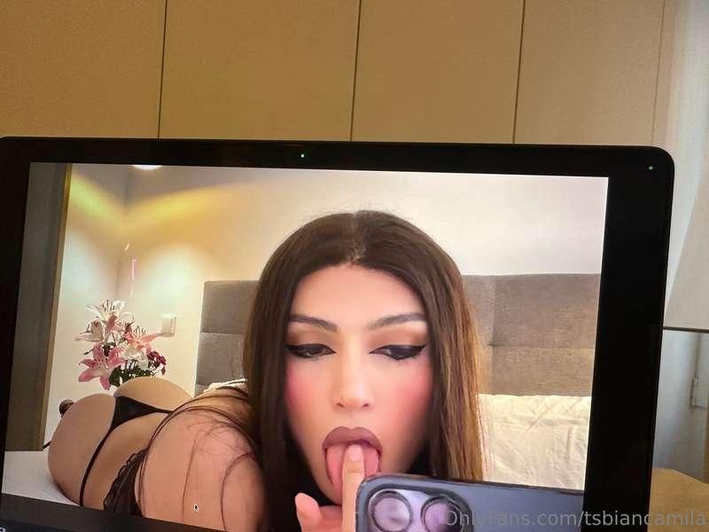 my cock is super lubricated , I want to cum with you in vide..