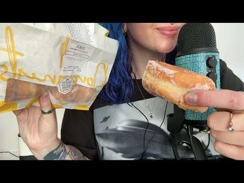 📣 EARLY ACCESS 📣 ASMR Eating Custard Donuts, Gum Chewing & A Quick Ramble 🍩