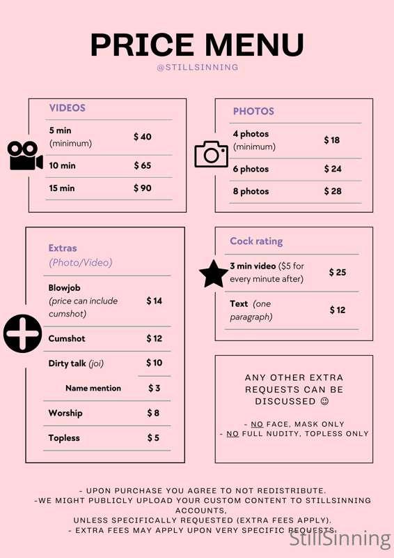 Interested in custom content? 
Find all the info below ❤️
