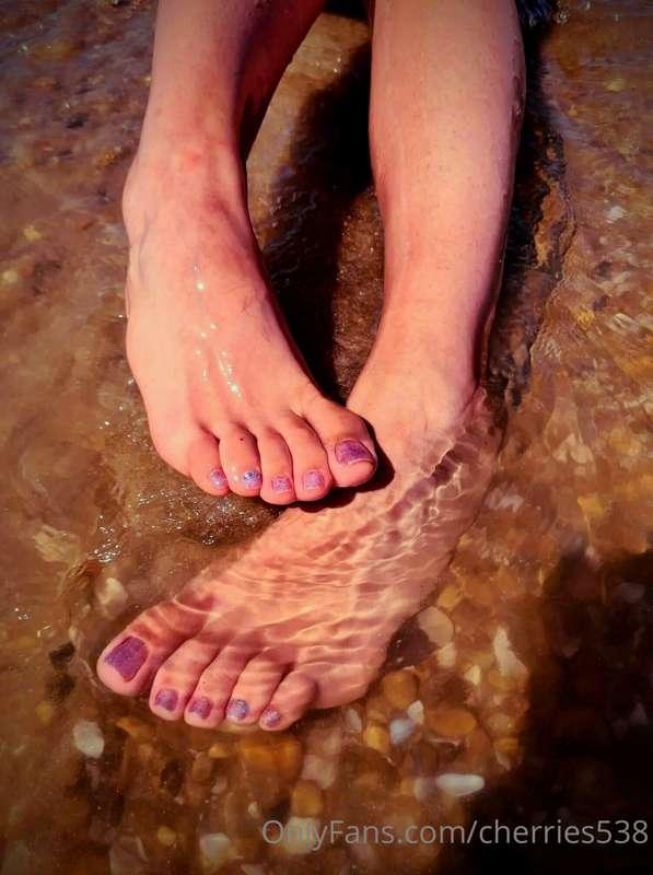 Little toesies at the beach. From my recent trip.