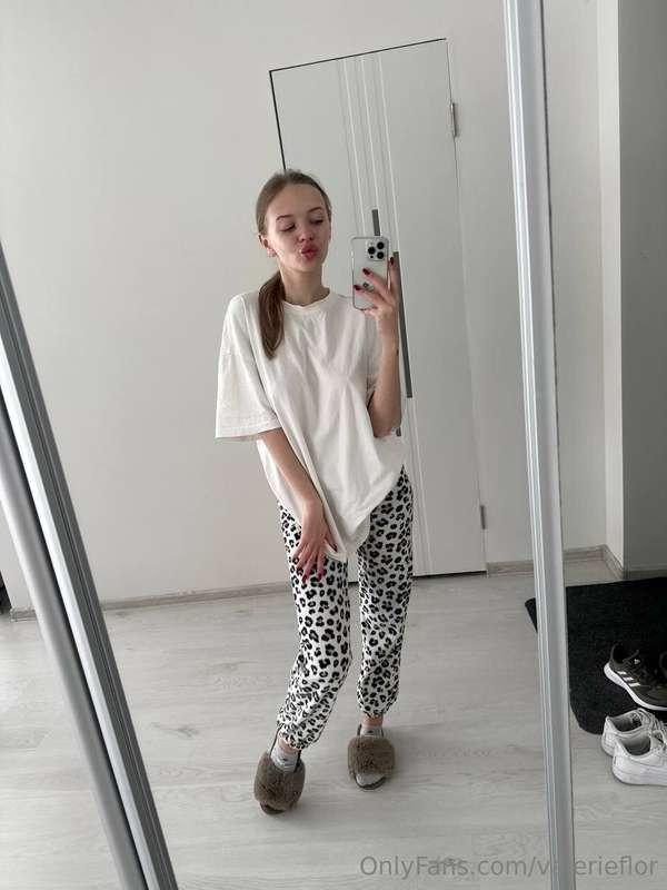 At home I like to wear comfortable clothes and at the same t..