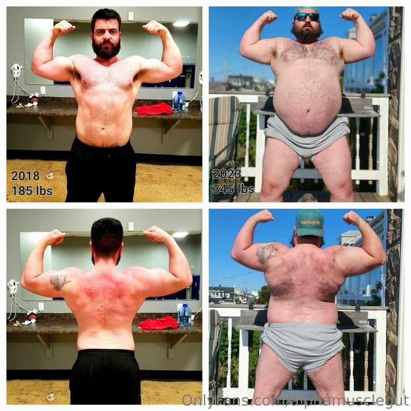 Almost double the weight, let's get me there!