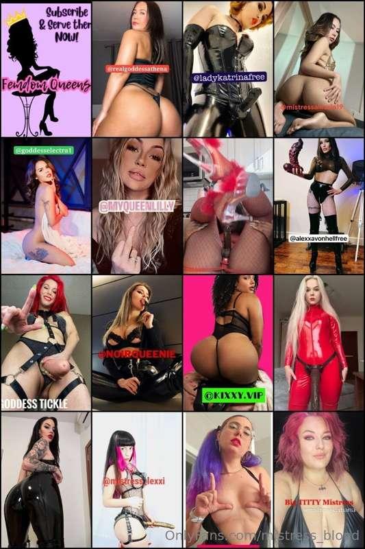 😈 TOP FEMDOM QUEENS AWAIT YOU! SUB & SERVE THEM NOW! 😈 6h #a..