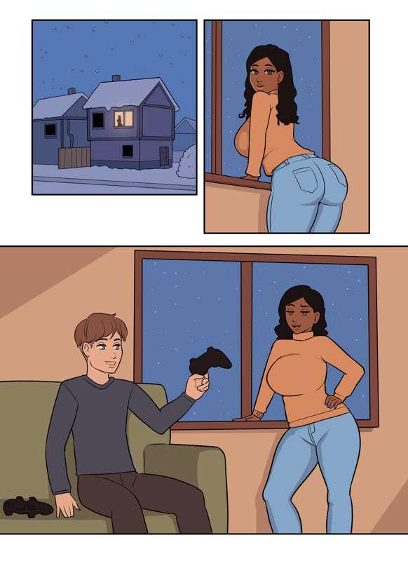 Working on short futa comic - WIP