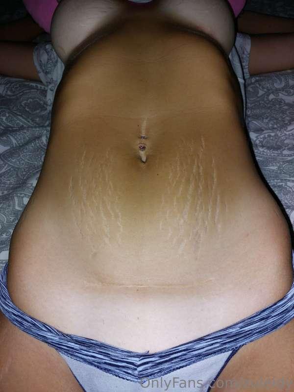 OMG! I feel your mouth go all over my belly ending in the na..