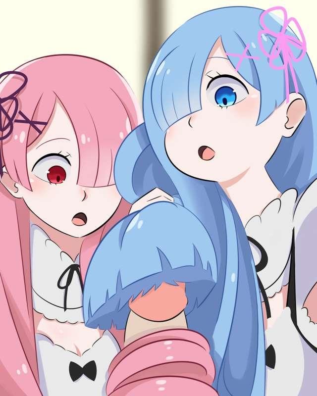 Rem & Ram Hairjob