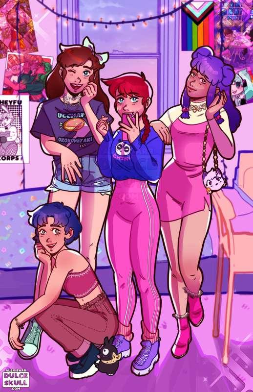 Ranma 1/2 except they're a polycule
