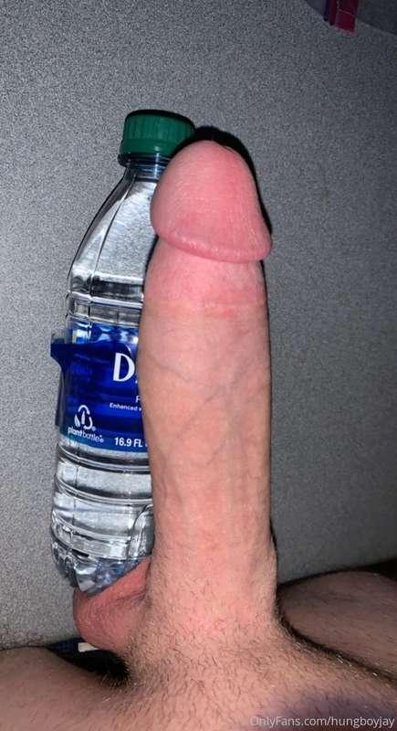 Here’s how long my cock is for reference, stay hydrated ;)