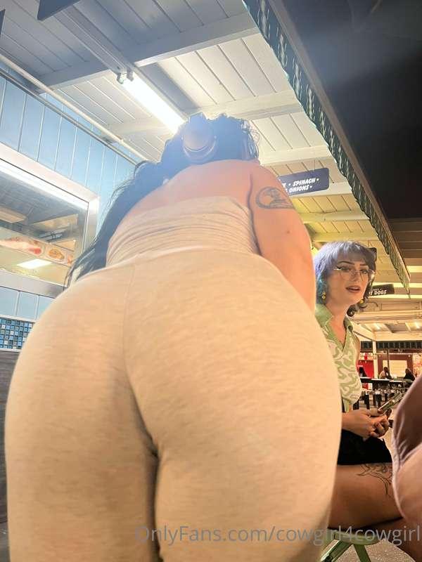 I can’t sit until October:) hehe so might as well bend over ..