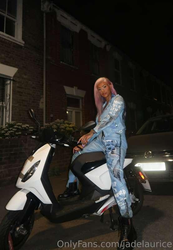 I Put on my leathers for you.. so let’s take a ride ?