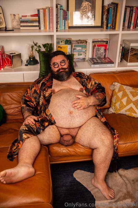 Just lounging around. Oops my robe fell open! What are you g..