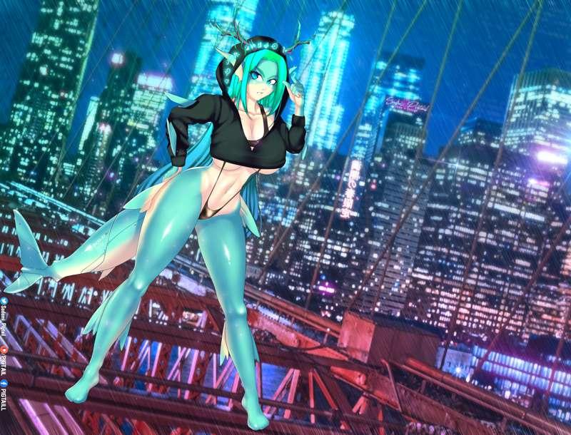 Nereid OC Wallpaper Commission 