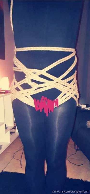 I love being tied up and made helpless 😊 here is some shibar..