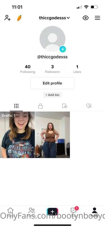 Go follow my newest tiktok and send me a screenshot for a sp..