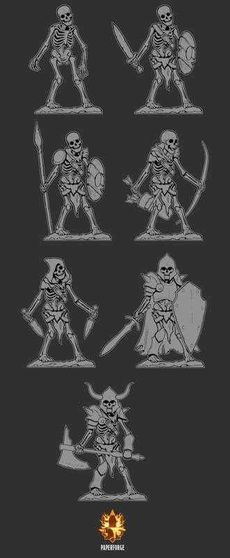 Skeletons Pack preview!