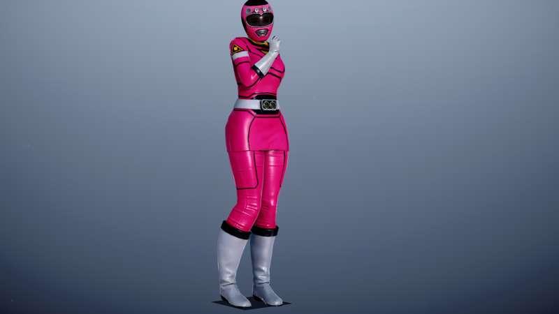 [HS2] Sentai Set pink ranger car
