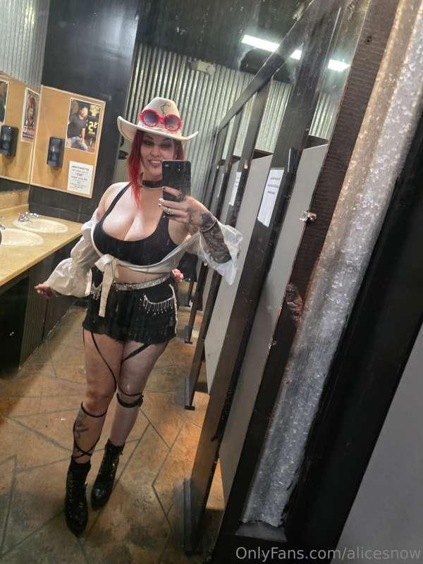 Boots on, panties optional. Wanna ride?