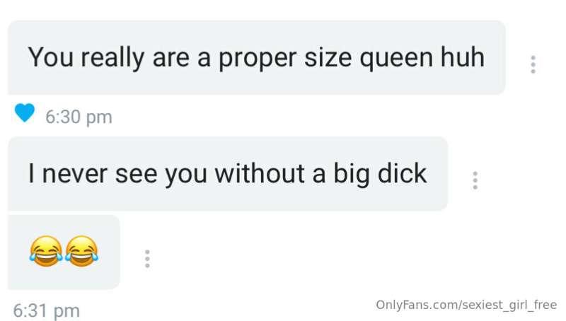 Size queen here. 👀