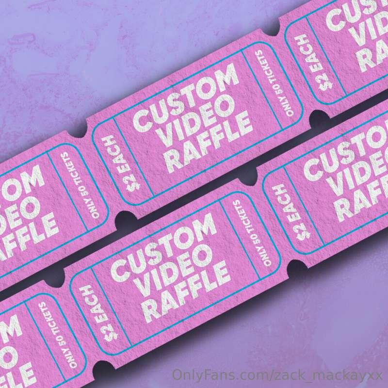 Want a Custom VIdeo?   I'm throwing a RAFFLE! Enter to win a..