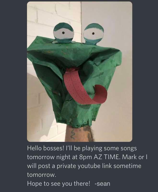 Sean stream tomorrow night