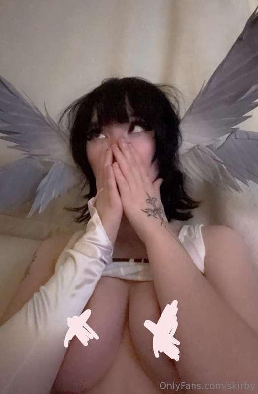 Cyber angel oh am i losing your attention pixel affection 