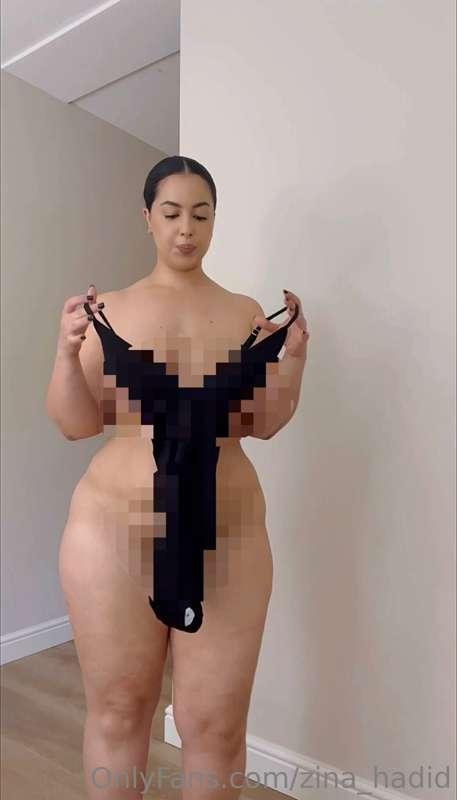 Trying on this new bathing suit! Should I post more naked tr..